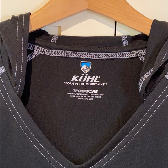 NWTR Kuhl “born in the mountains”hoodie woman’s L - Picture 2 of 8